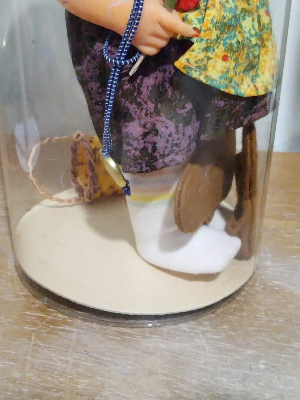 Girl and boy Gobel dolls in original containers